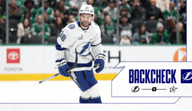The Backcheck: Lightning point streak hits 13 games with Sunday win in Dallas