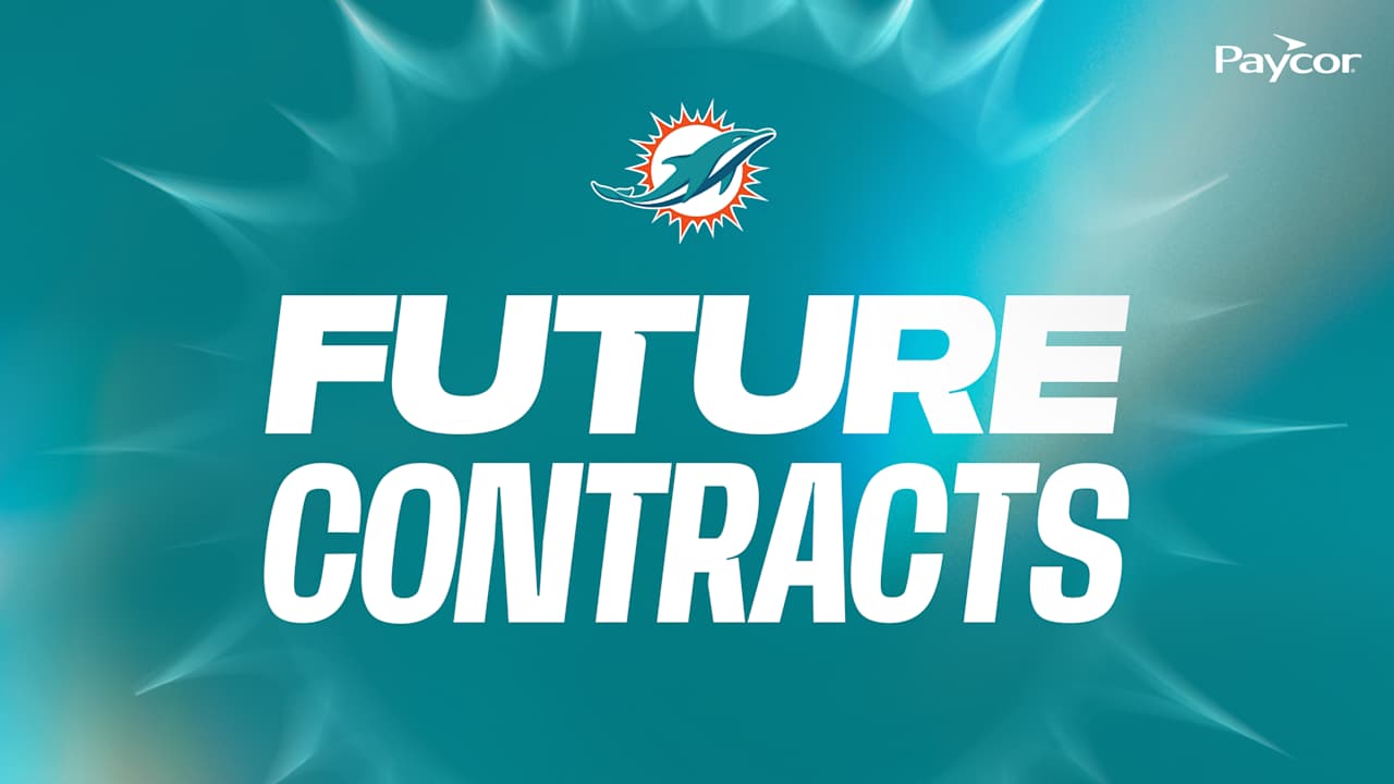 Dolphins sign six players to futures contracts
