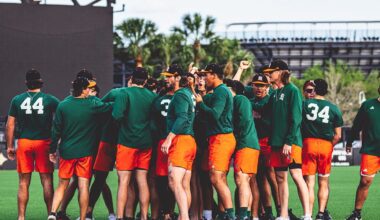 No. 23 Miami will be Without its Star Batter for the Foreseeable Future