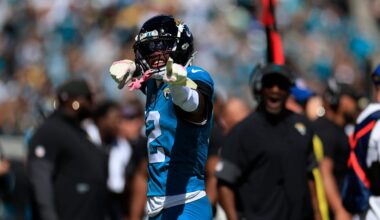 Jacksonville Jaguars wide receiver Travis Hunter