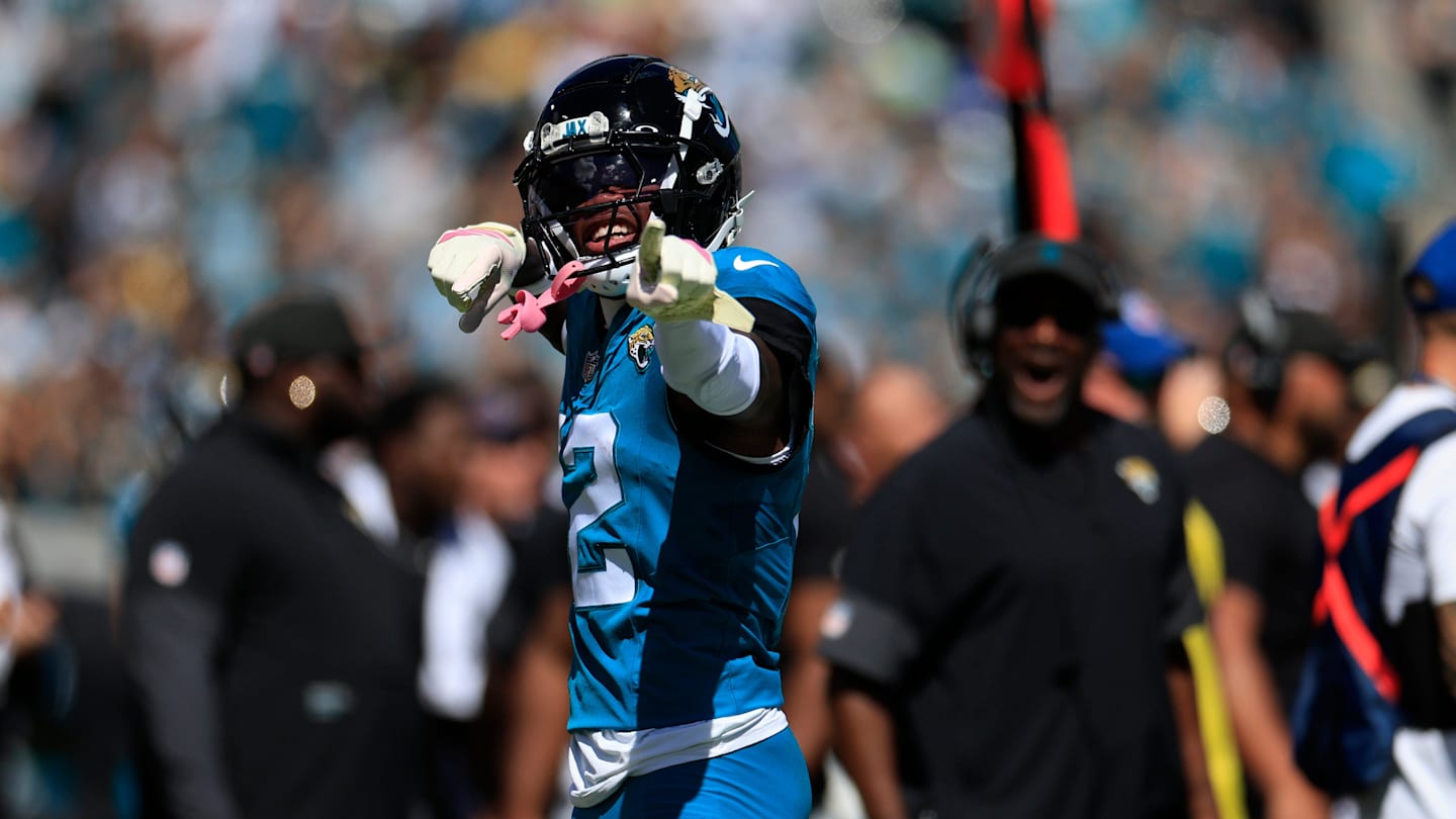 Jacksonville Jaguars wide receiver Travis Hunter