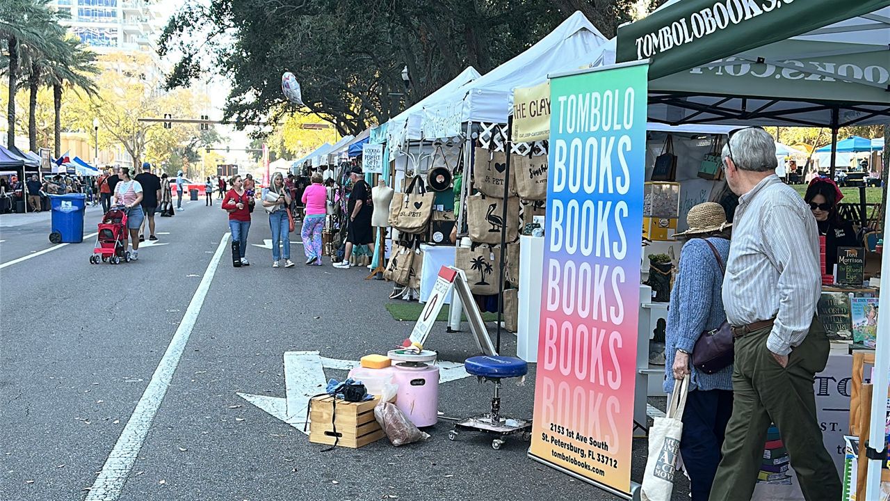 There are more than 300 independent businesses and organizations at this year’s celebration of all things local. The St. Petersburg Chamber of Commerce said businesses need the help after spending most of last year recovering from 2024’s back-to-back hurricanes. (Spectrum Bay News 9/Randy Levine)