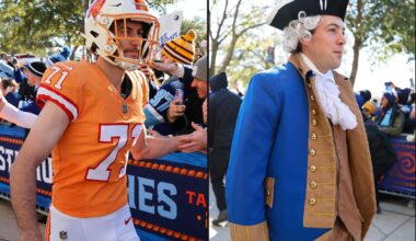 Bucs vs. Patriots on ice? Lightning, Bruins arrive at Stadium Series in full uniform