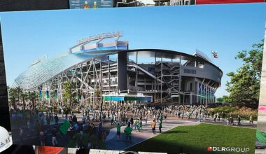 Construction underway at Camping World Stadium in Orlando