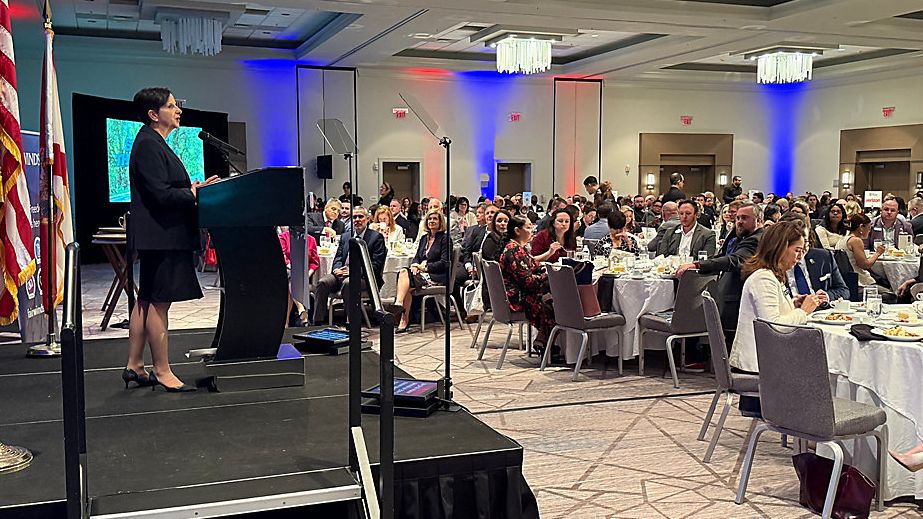 Andria Herr delivers her first State of the County address