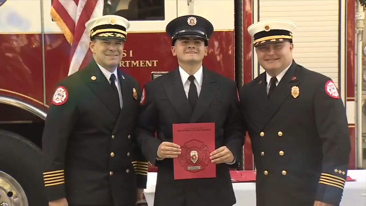 18 Miami Fire Rescue recruits join department during graduation day - WSVN 7News | Miami News, Weather, Sports