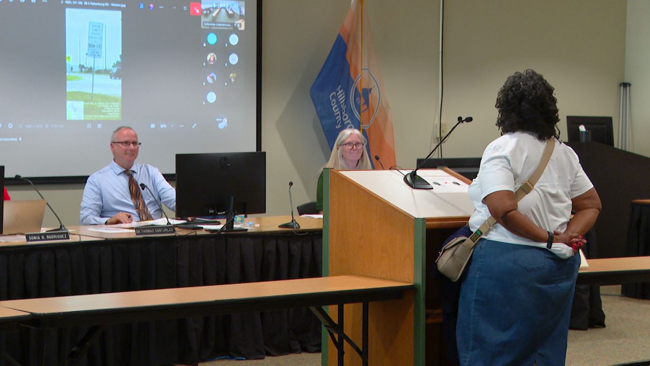 Special Magistrate Thomas Santarlas hears a case. (Spectrum News)