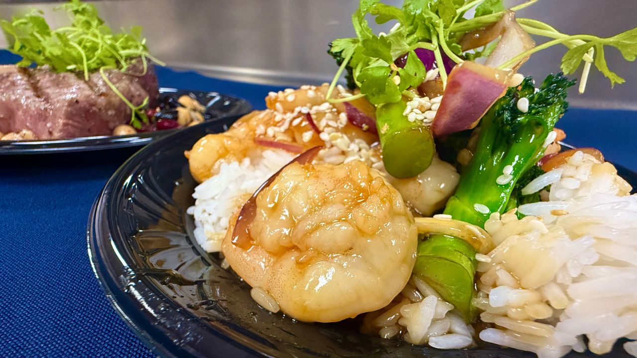 Brand new this year at SeaWorld’s Seven Seas Food Festival are rotating menus, meaning your favorite hut might surprise you on your next visit. (Spectrum News/Allison Walker)