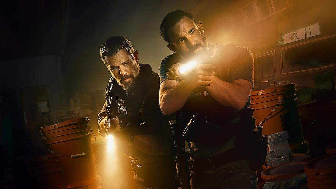 Ben Affleck and Matt Damon in The Rip (2026)  © Netflix, Inc.