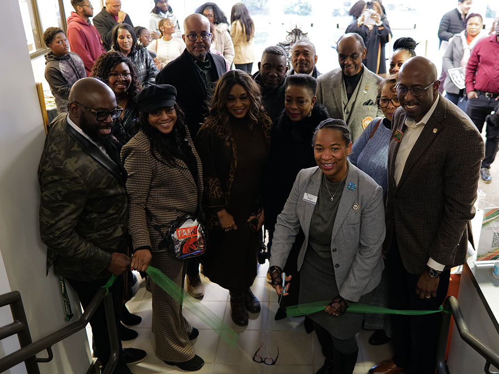 Black history brought to life — attendees gather for the ribbon cutting of the Meek-Eaton exhibit at FAMU, celebrating generations of African American military service, sacrifice and legacy during Black History Month.