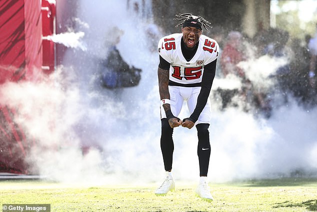 Johnson had a promising first season with the Bucs, scoring five touchdowns for the team