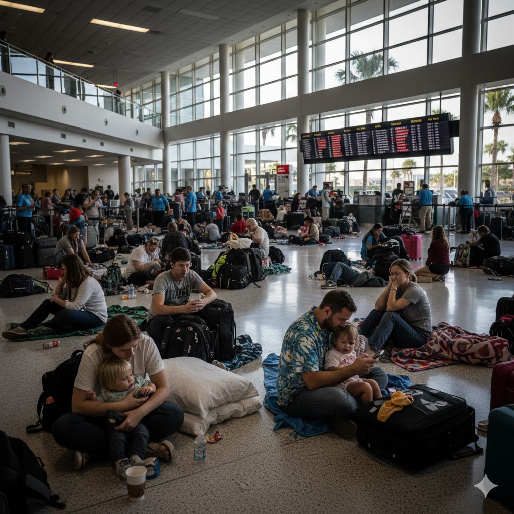 Florida Tourism Nightmare: Spirit Airlines Bankruptcy Leaves Families Stranded
