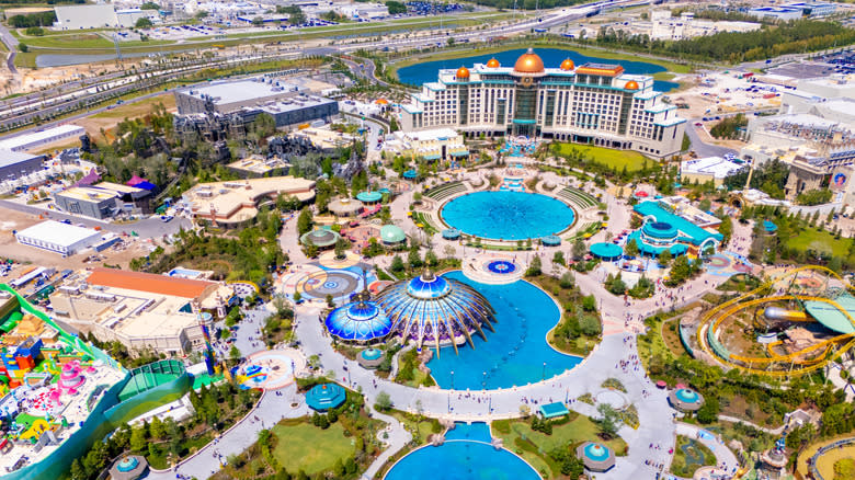 Aerial view of the skyline of Orlando, Florida