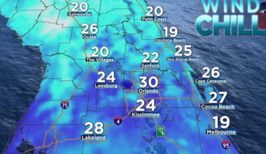 Orlando area wakes up to 20-degree temperatures for second straight morning. When will Florida thaw out?