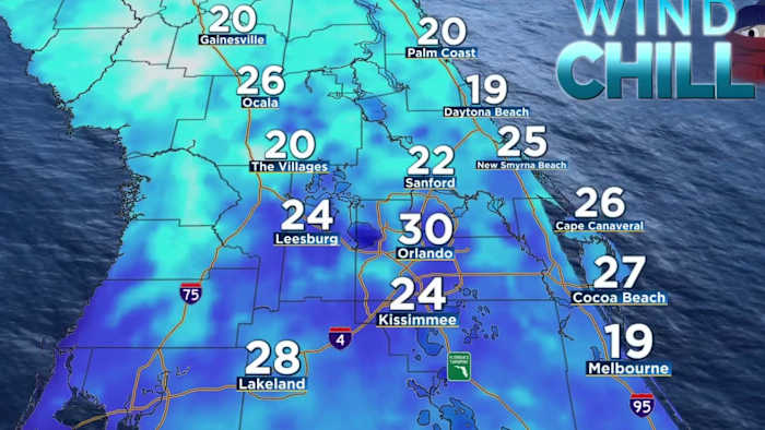 Orlando area wakes up to 20-degree temperatures for second straight morning. When will Florida thaw out?