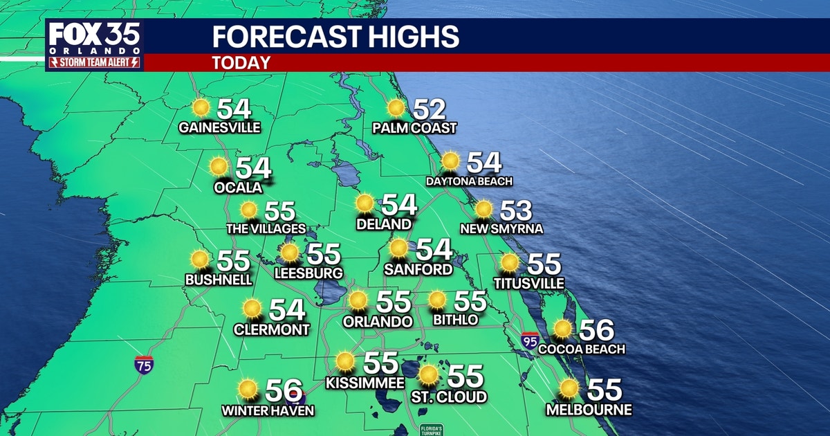 Orlando weather: Bitter cold across Central Florida, but warmup on the way