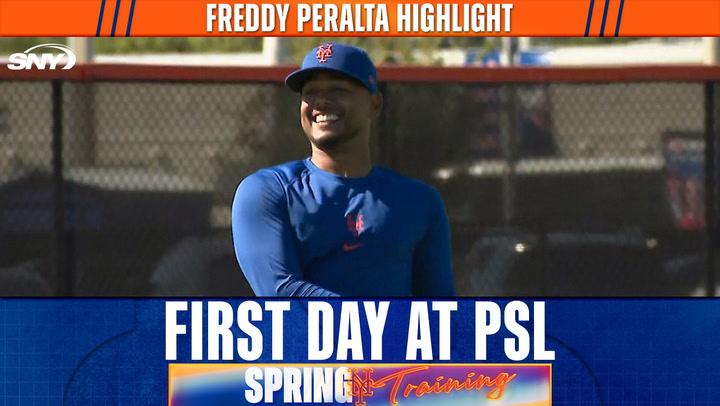 Freddy Peralta's first Mets Highlights from Port St. Lucie