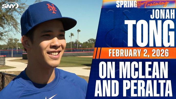 Mets pitcher Jonah Tong on Brandon Sproat trade and meeting Freddy Peralta