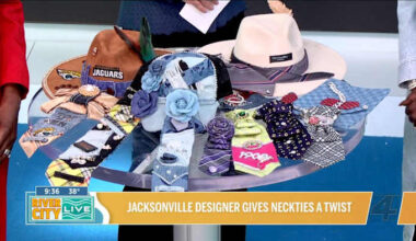 Jacksonville designer gives neckties a twist