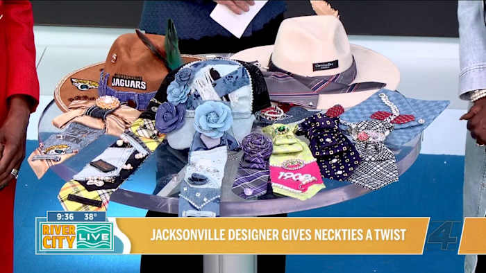Jacksonville designer gives neckties a twist