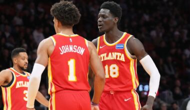Jalen Johnson has triple-double and Hawks spoil Miami's 2006 title celebration with 127-115 victory