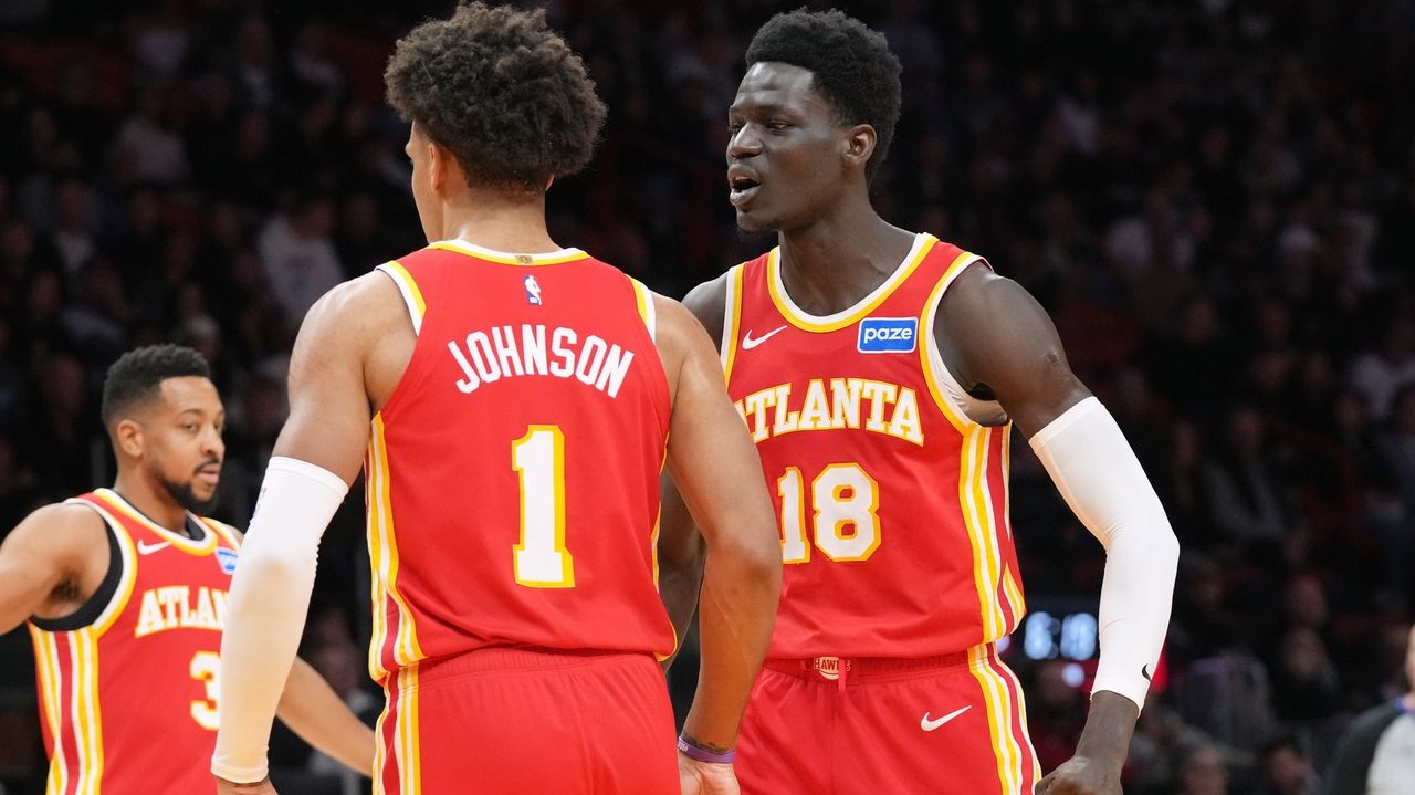 Jalen Johnson has triple-double and Hawks spoil Miami's 2006 title celebration with 127-115 victory
