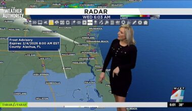 Rain chances to follow frosty morning