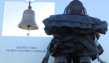 St. Petersburg dedicates new firefighter’s memorial along downtown waterfront