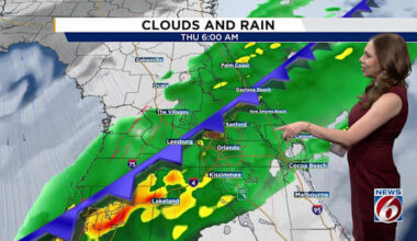 Welcome back, winter. Cold front brings rain, 30s to Central Florida