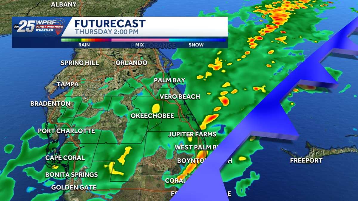 Cold temps with wind chills in the 20s and 30s for South Florida