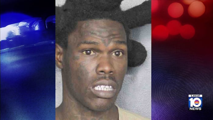 Hollywood police officers arrest a man after an alleged angry threat to kill girlfriend