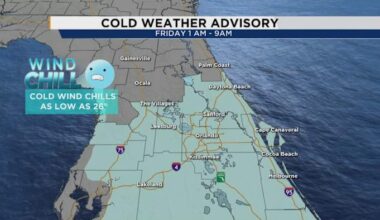 The cold is coming BACK to Central Florida. Here’s what to know