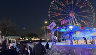 Visitors hit the Florida State Fair despite cold temperatures on opening night