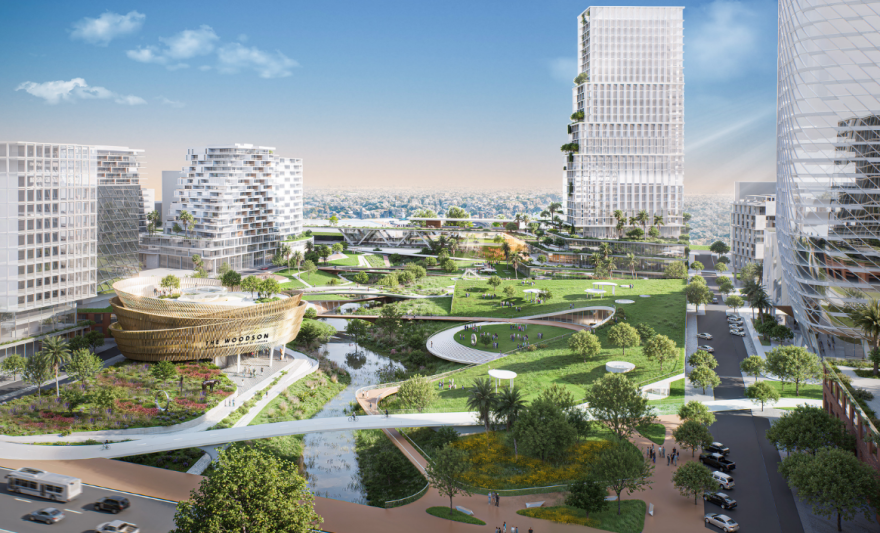 Artist's rendering of the site by The Burg Bid LLC