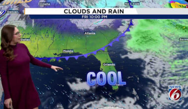 Chilly Friday but nice weekend in Central Florida