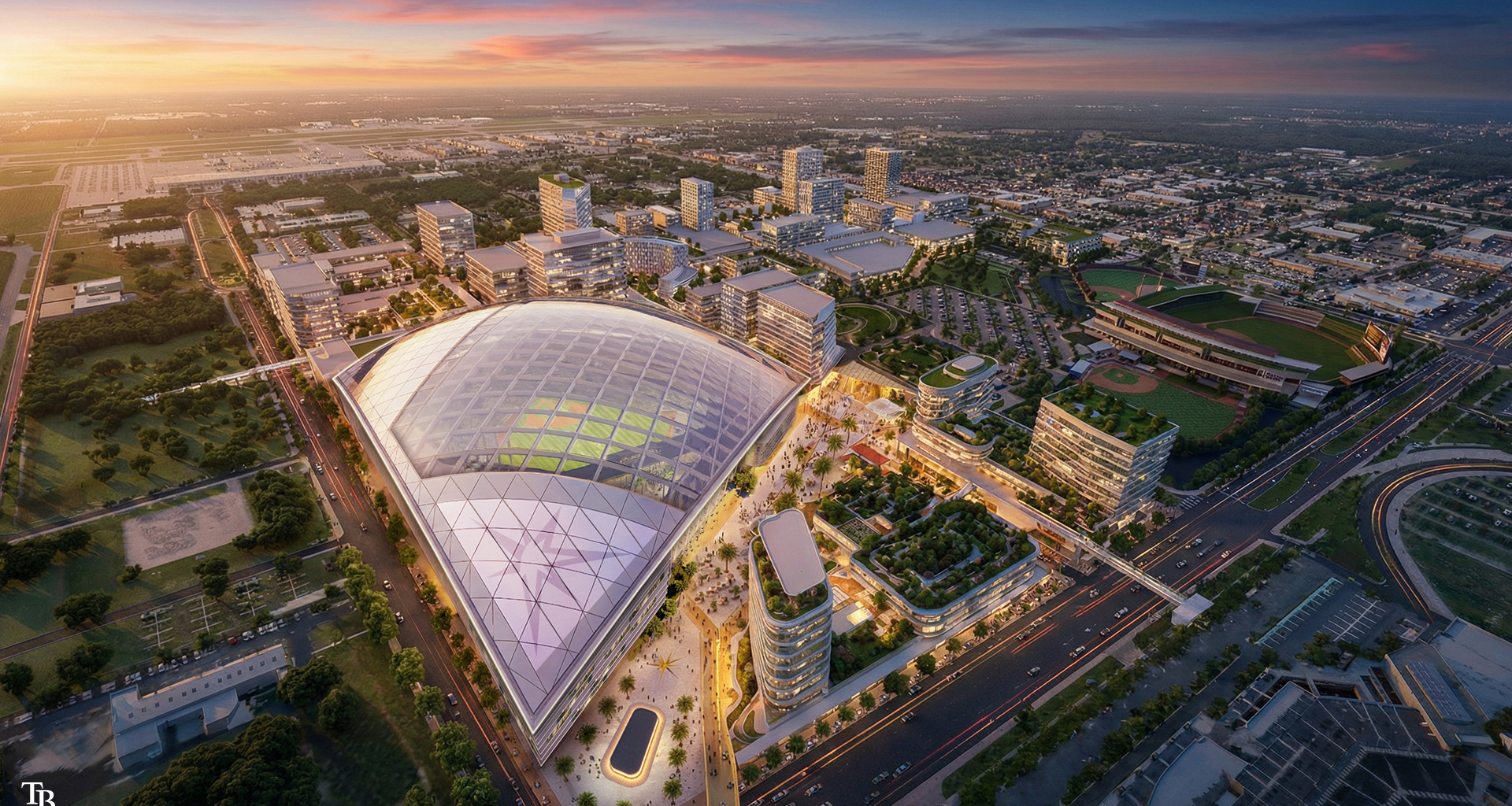 Rays unveil early vision for Dale Mabry ballpark district