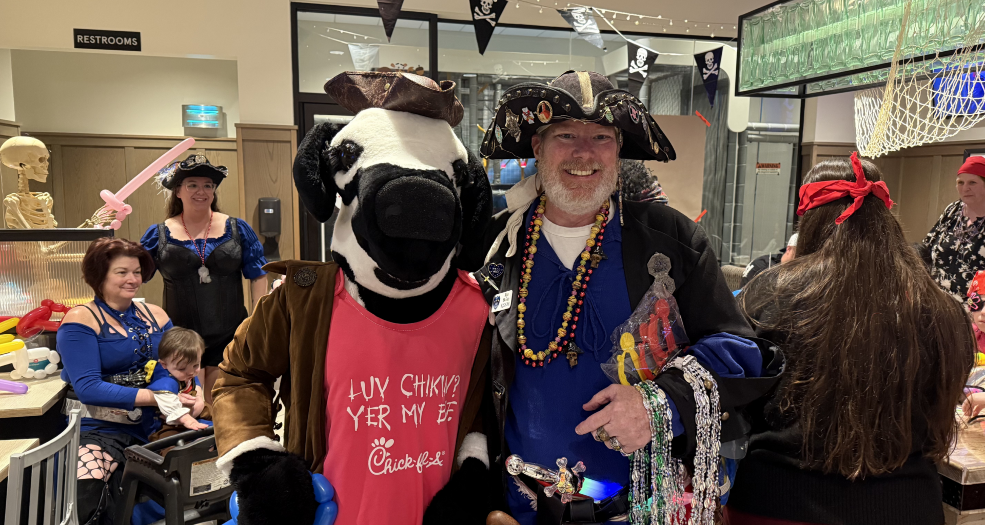 Pirates Invade Riverview Chick-fil-A Just In Time For The Gasparilla Children’s Parade