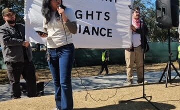 Jacksonville, Florida protest demands ICE out now.
