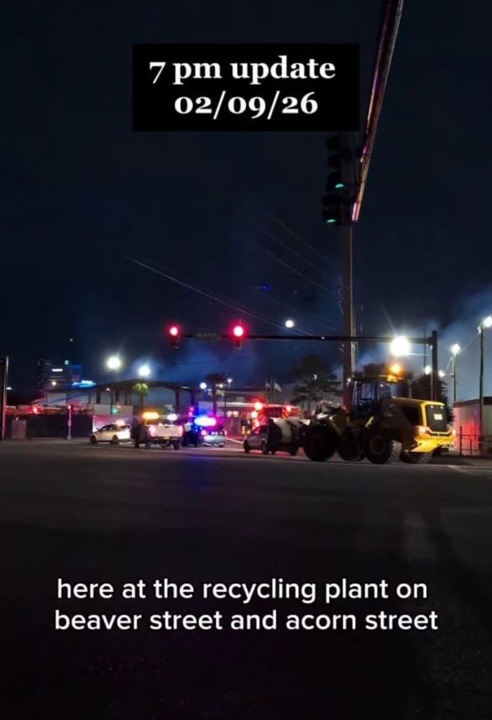 JFRD crews working to put out fire at cardboard recycling plant near Riverside