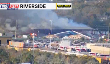 Jacksonville firefighters will be on fire watch at Westside recycling plant through the night – 104.5 WOKV