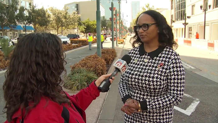 Crews break ground on downtown Orlando's Magnolia Avenue conversion to a two-way street