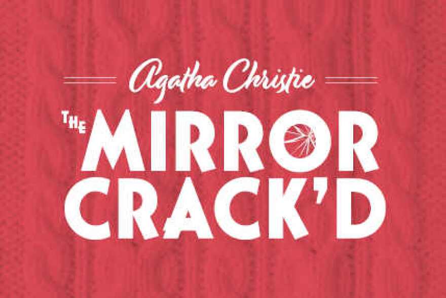 Asolo Repertory Theatre Graphic for 'The Mirror Crack'd' by Agatha Christie.
