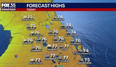 Orlando weather: Warmer days ahead, rain chances this weekend