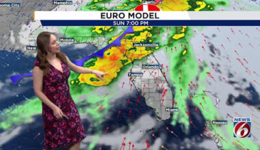 Weekend rain chances on the rise in Central Florida