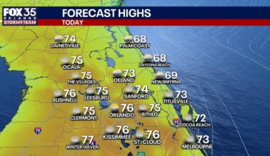 Orlando weather: Warm temps sticking around with slight chance of rain