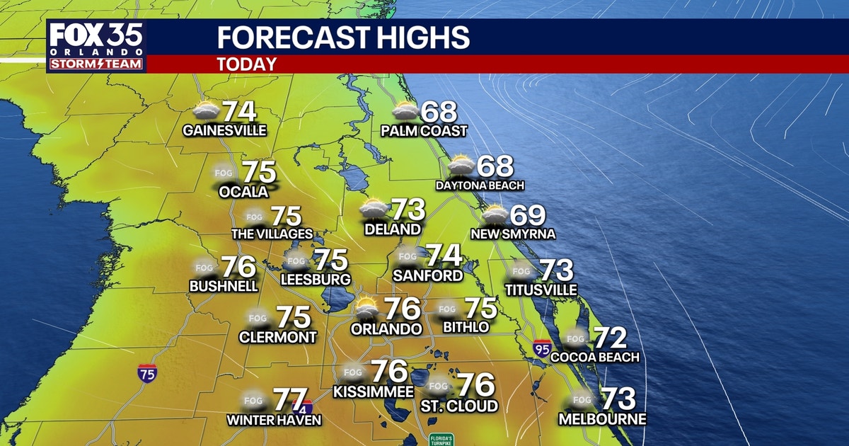 Orlando weather: Warm temps sticking around with slight chance of rain