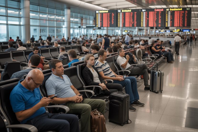 Travellers Stranded in Miami, US as Miami International Airport Delays 82 Flights and Cancels 3, Grounding Southwest, SkyWest, Alaska Airlines, and Other Airlines in Los Angeles, Dallas, Chicago, New York, and More