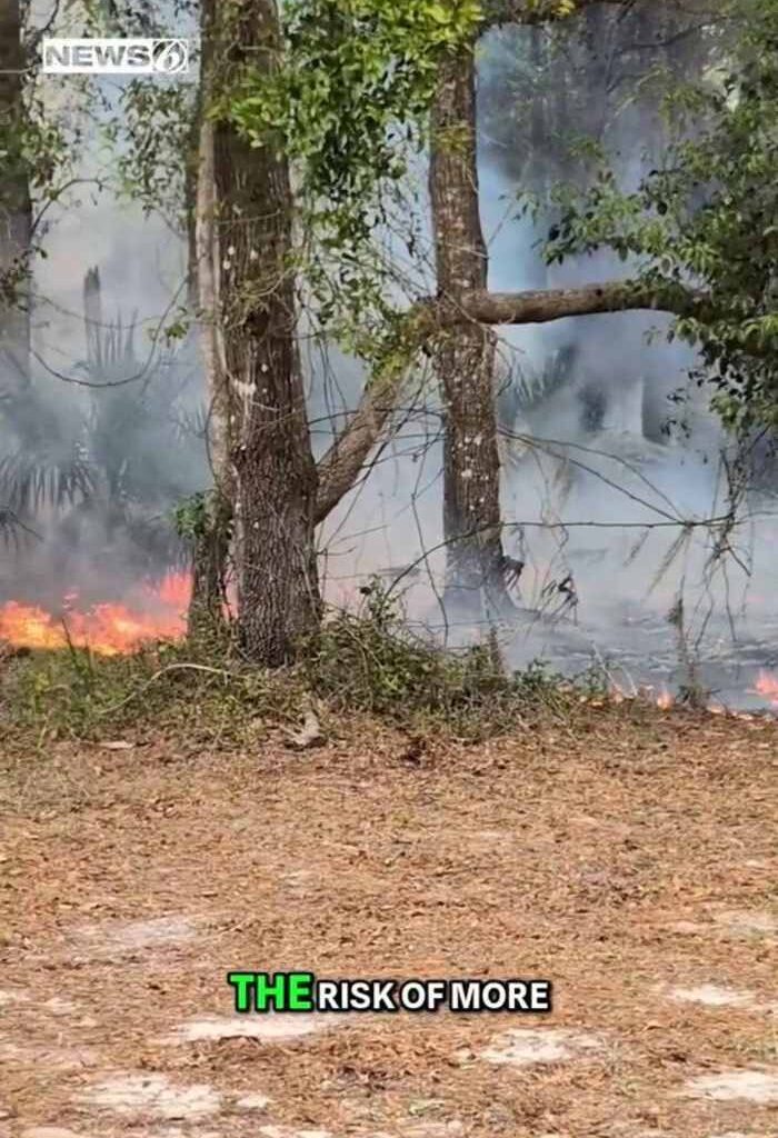 Dry weather fuels fire danger across Central Florida