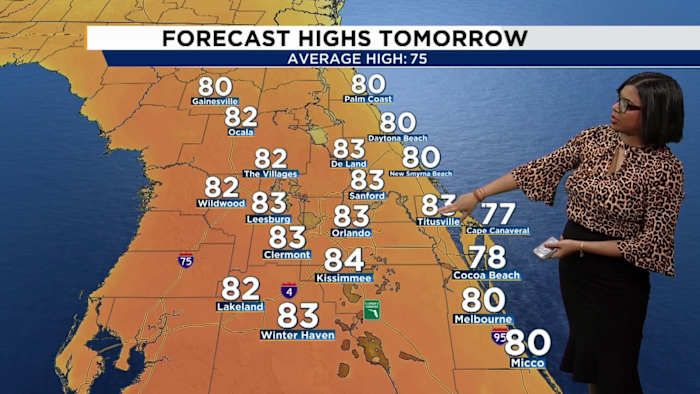 Cold front and storm threat for Central Florida