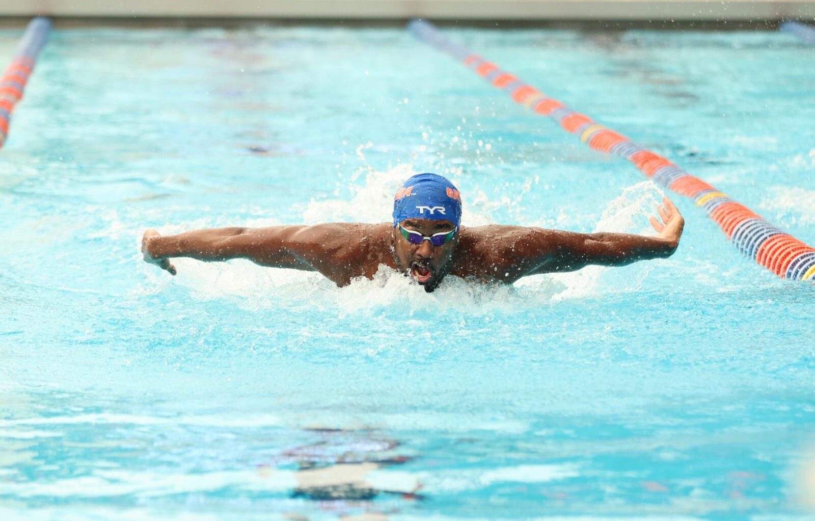 during the Gators' meet against the Seminoles on Friday, January 30, 2026 at Florida Aquatics Swimming and Training in Ocala, FL / UAA Communications photo by Audrey Djuricich